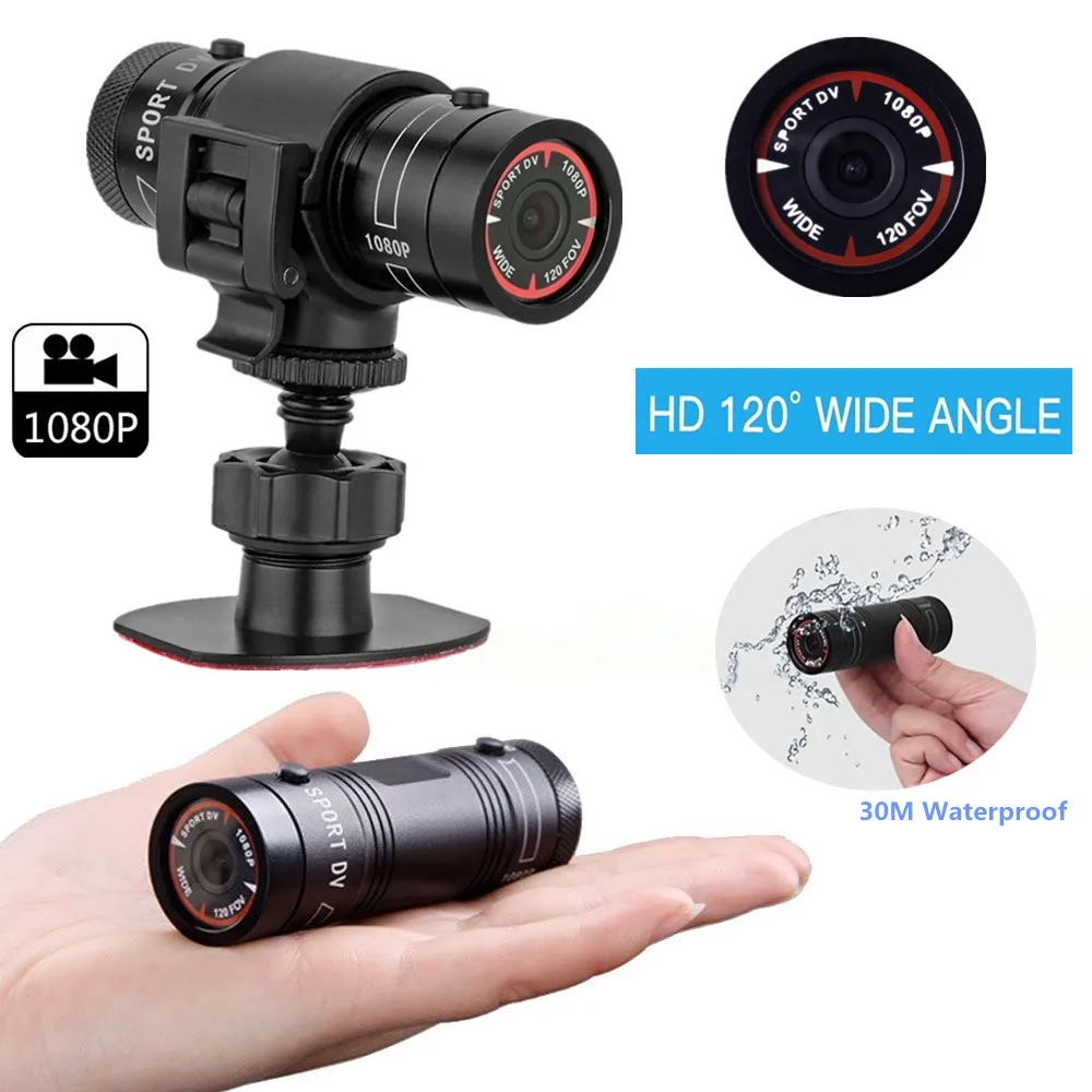 

Mini Camcorder FHD 1080P Video Recorder Trail Hunting Camera Action Waterproof Cam HD Torch Gun Camera Outdoor Sports Helmet DVR
