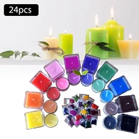 24pcs candle dye diy aromatherapy candle paraffin soybean wax dye color mix
