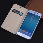 Кожаный чехол-бумажник с откидной крышкой для телефона Samsung Galaxy J7 J5 J3 Pro 2017 SM J730F J530F J330F J 7 5 3