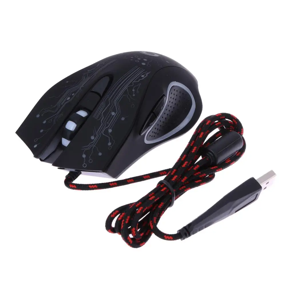 

3200DPI LED Optical 6D USB Wired Gaming Game Mouse Pro Gamer Mice For PC