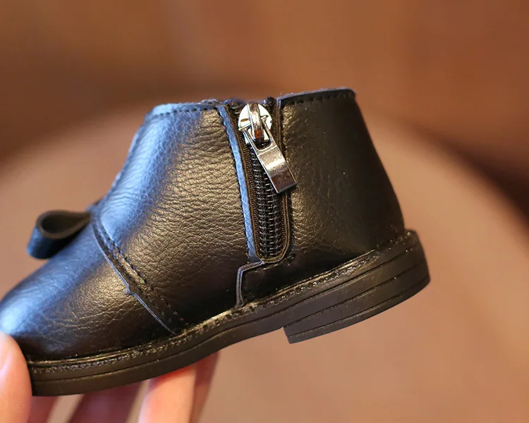 Стельки 11 5 13 см новинка детская теплая обувь с бантом для маленьких девочек