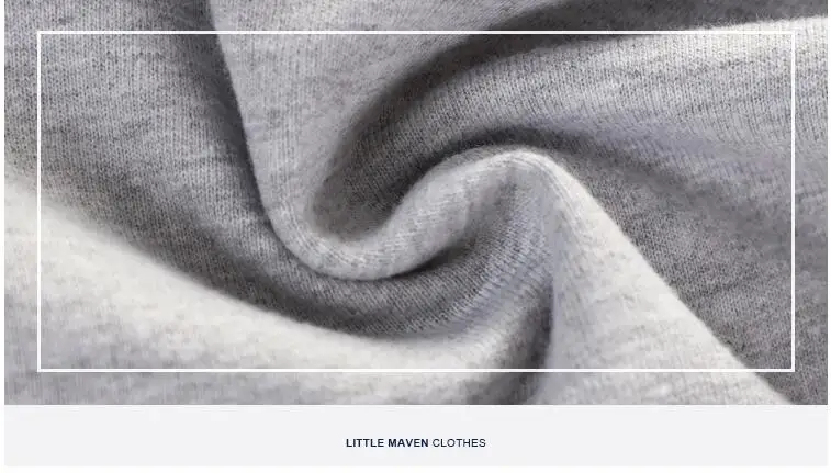 Little maven/брендовая одежда для маленьких девочек; дизайн; хлопковые топы для девочек; цвет розовый, серый; Футболка с принтом лисы