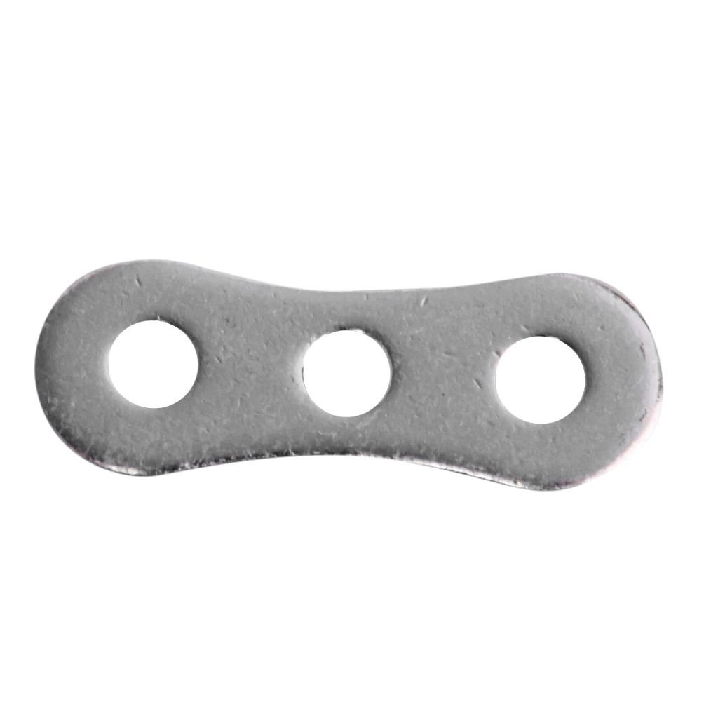 

10 x Aluminum Alloy 3-Hole Rope Runner Tensioner Anti-slip Adjustable Tool