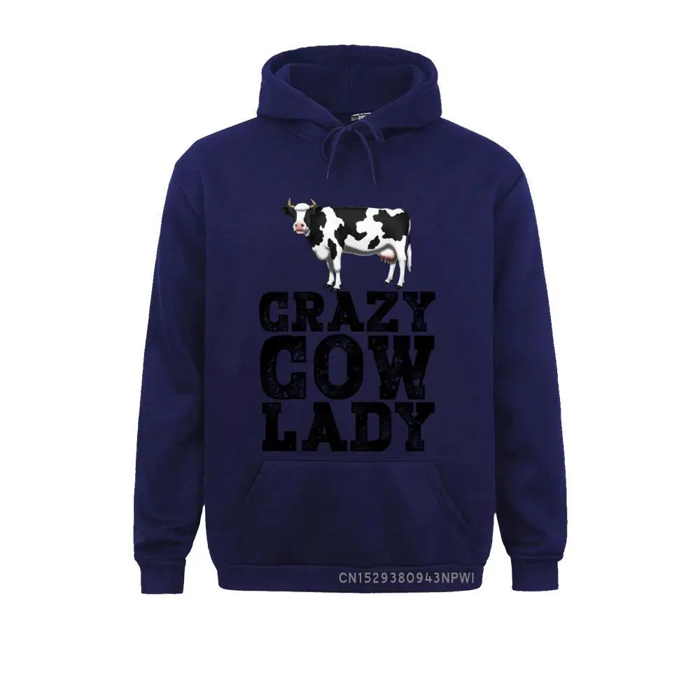 Крейзи корова леди молочный фермер забавная ферма пуловер с рисунком животного