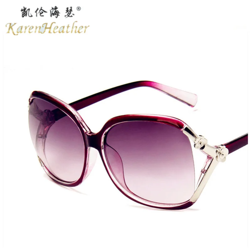 Модные Винтажные Овальные Солнцезащитные очки женские большие ретро с