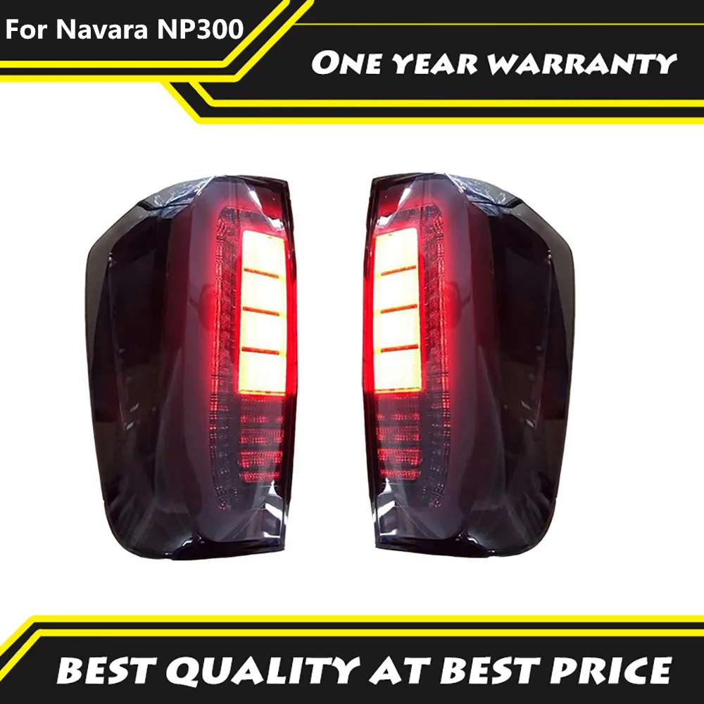 

Пикап 4X4 Стайлинг фонарь лампа подходит для Navara NP300 2015 2016 2017 2018 2019 чёрное Дымовое средство задние фонари автомобиля модифицированные аксессу...