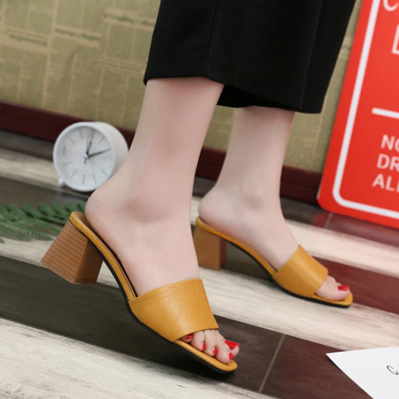 Cresfimix sandalias de mujer Женские модные босоножки на высоком каблуке без застежки Сезон
