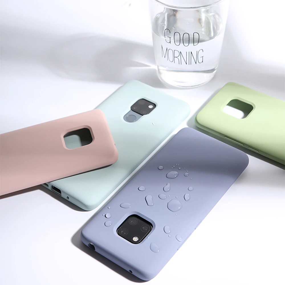 Оригинальный силиконовый чехол для телефона Huawei Honor Play 8X Max 9X 20 Pro 8 9 Lite V9 V10 V20 Note 10 Y6
