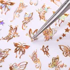 1 шт. бабочки слайдеры 3D наклейка для ногтей геометрические красивые переводные наклейки для ногтей сделай сам летние украшения для ногтей маникюр