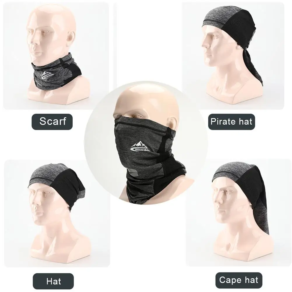 

Headband UV Face Mask - Neck Gaiter For Dust & Sun Protection Face Cover Scarf Breathable Bandana Headwear For Hiking Cycling
