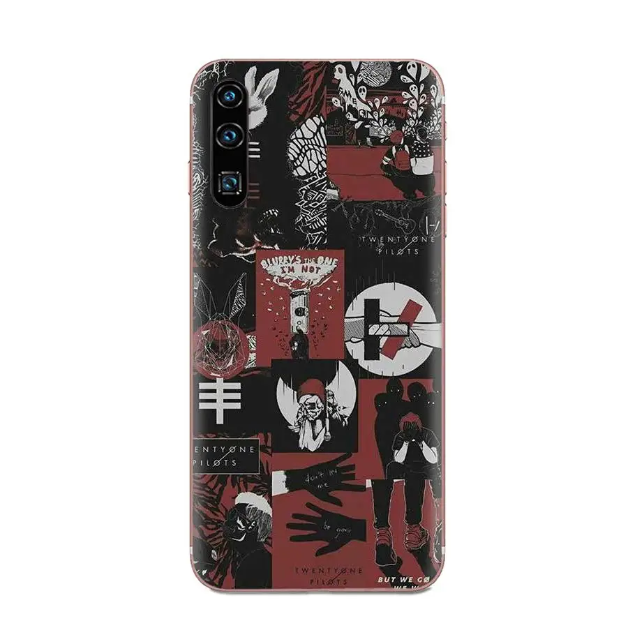 Силиконовый кожаный чехол Twenty One Pilots Po для Samsung Galaxy A51 A71 A81 A90 5G A91 A01 S11 S11E S20 Plus Ultra -