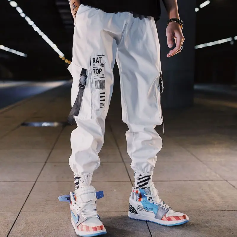 

Mens Women Autumn Kanji Pants Hip Hop Joggers Sweatpants Trousers Male Streetwear