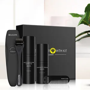 Набор для роста бороды для мужчин 4 шт.компл. Barba, набор для ухода за бородой, для лица, бороды, эфирное масло, расческа для бороды, набор для ухода с дезинфицирующим средством