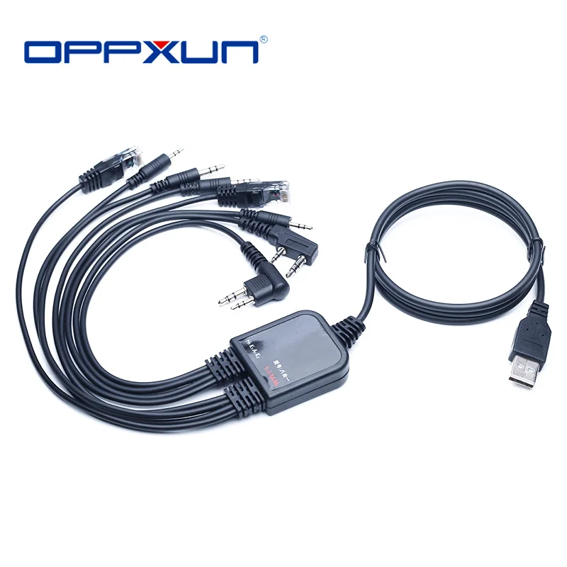 

8 in 1 Multi-Functions USB Programming Cable with CD Baofeng Walkie Talkie UV5R UV82 for TYT Kenwood Motorola Yaesu HYT Radio