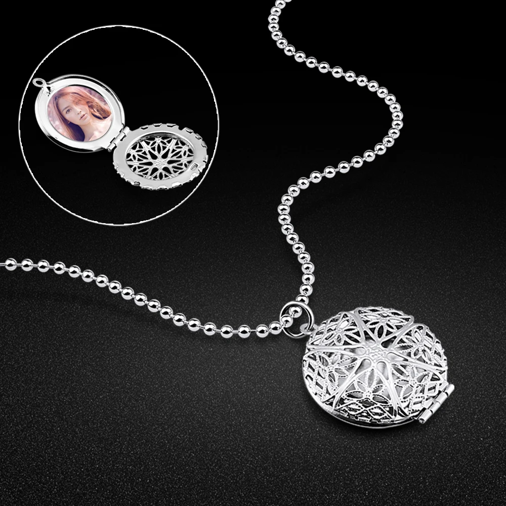 Женское ожерелье из серебра 925 пробы креативная ажурная коробка с кулоном можно