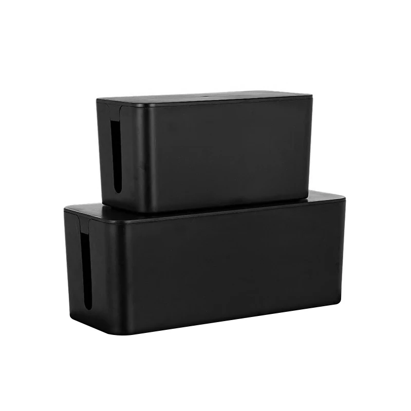 

2 Size Cable Storage Box Power Socket Removable Cover Cable Tidy Box Power Switch Easy to Heat Emission Junction Box