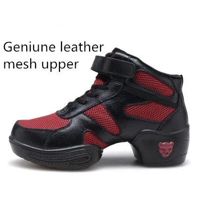 Кожаные дышащие Аутентичные мужские современные кроссовки Танцевальная обувь