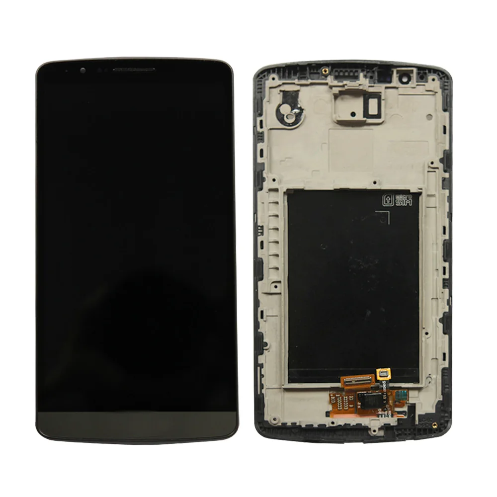

ЖК-дисплей и сенсорный экран для LG G3 D850 D851 D855, дигитайзер в сборе с рамкой, запасные части для ЖК-экрана