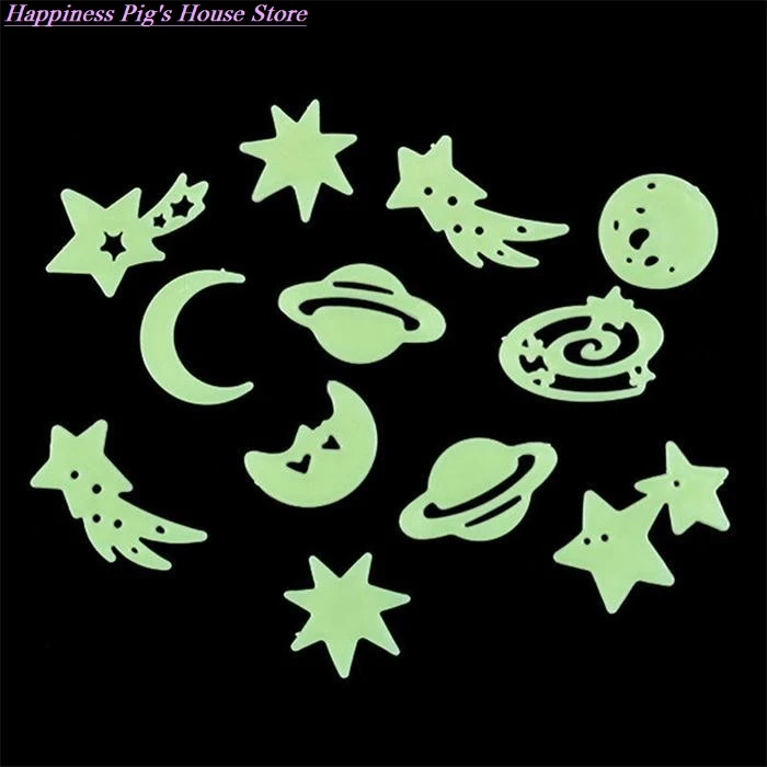 

Fluorescerende Stickers Universe Planet Star Glow Dark Luminous Behang Thuis Plak Plafond Decoratie Decal Tags Decor