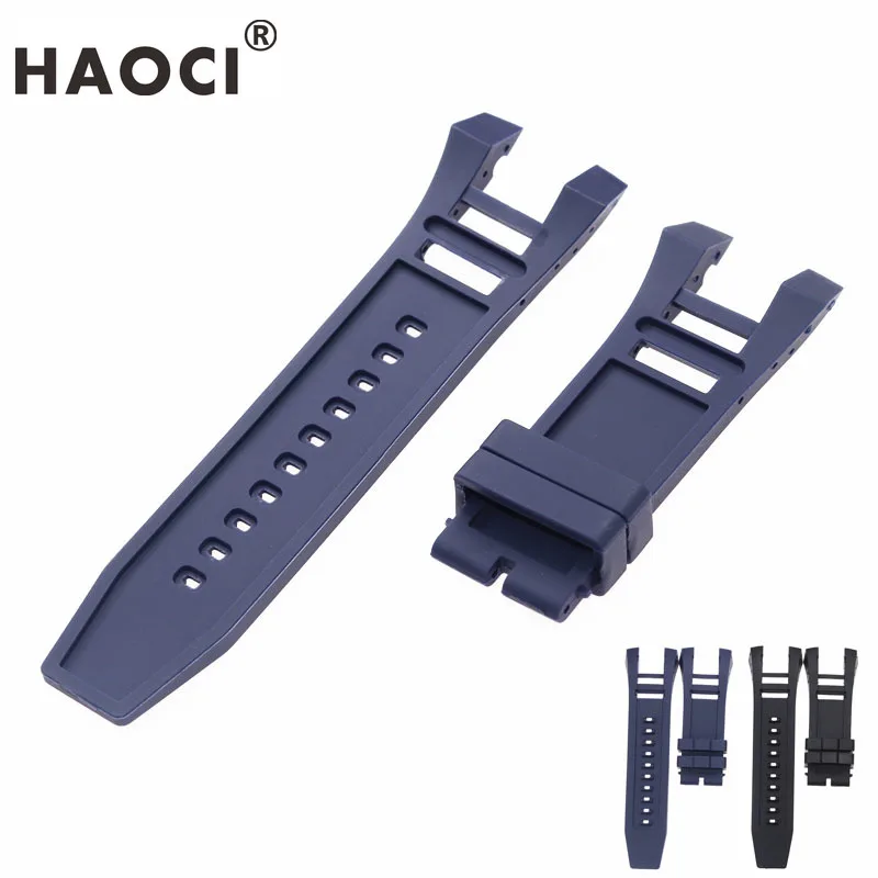 Accessories 34mm silicone watch strap for Invicta watch black blue watchband bracelet belt comfortable and waterproof
