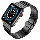 Металлический ремешок для Apple watch, сменный Браслет для iwatch 7 6 5 4 3 2 SE, 45 мм 41 мм 44 мм 42 мм 40 мм 38 мм