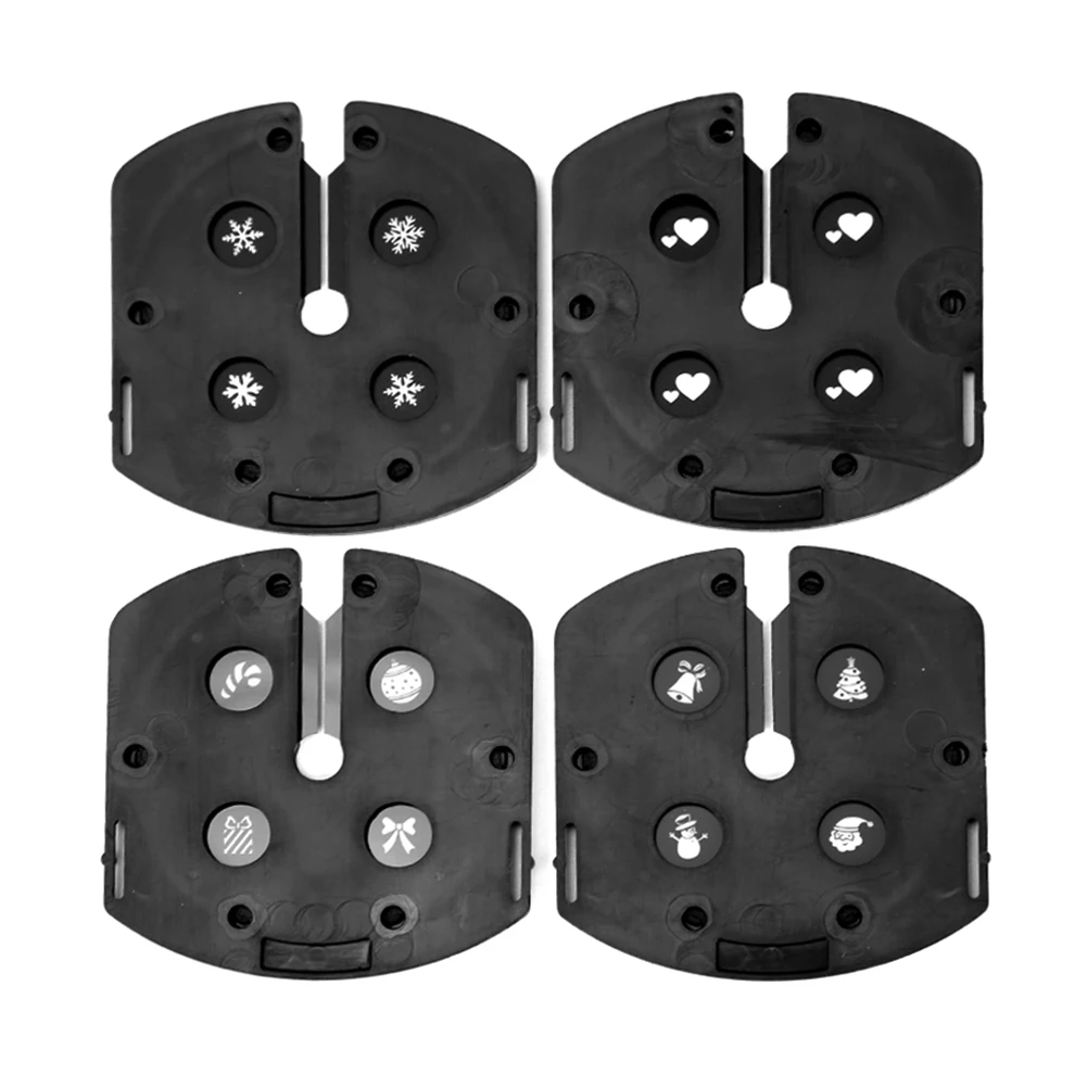 2/4/10 с рисунком карты Рождественский узор LEDLaser проектор красочный пейзаж