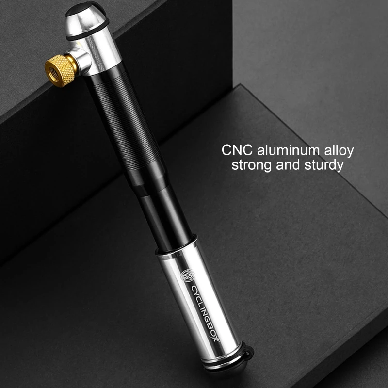 

Mini Portable Retractable Bike Pump Manual Reliable Compact and Light Bicycle Ball Air Pump for Road Mountain Bike