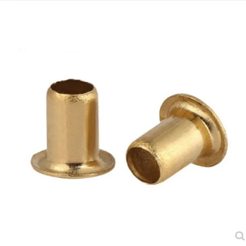 100-500Pcs M0.9 M1.3 M1.5 M1.7 M2 M2.3 M2.5 M3 m4 m5 m6 Tubular Copper hollow Rivets Double-sided Circuit Board PCB Nails | Обустройство