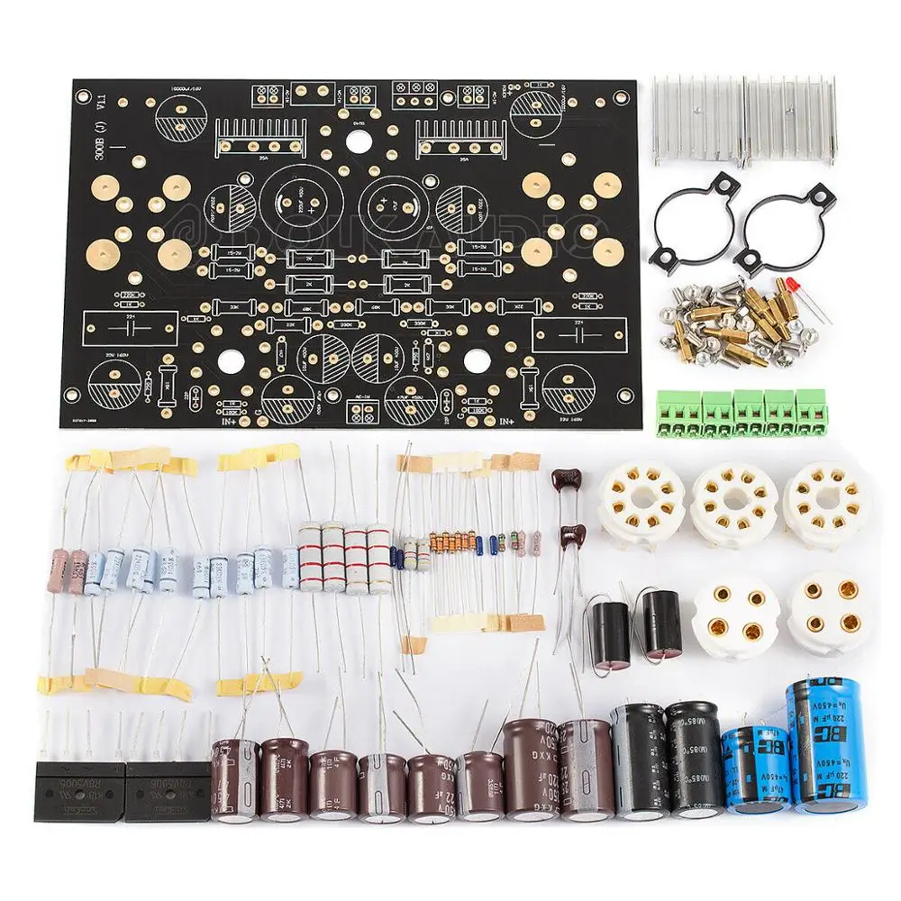 Douk audio HiFi 300B вакуумная фотоплата DIY KIT роскошный односторонний класс AStereo Audio Amp 16