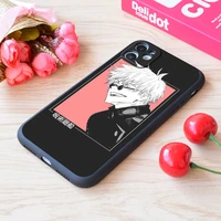 for iphone gojou satoru print soft matt apple case