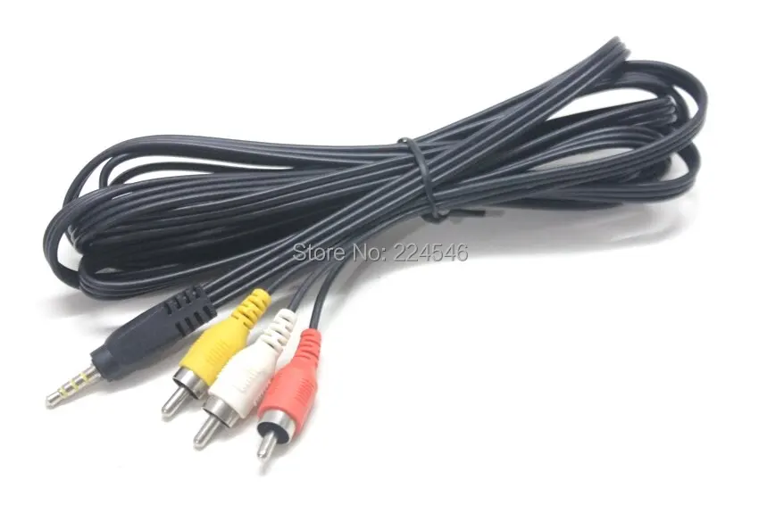 Оригинальный стерео видео AV кабель для C anon Power shot STV 250N S2 IS S3 S5 SX1 SX20 FS10 FS11 HF10 HF100|av