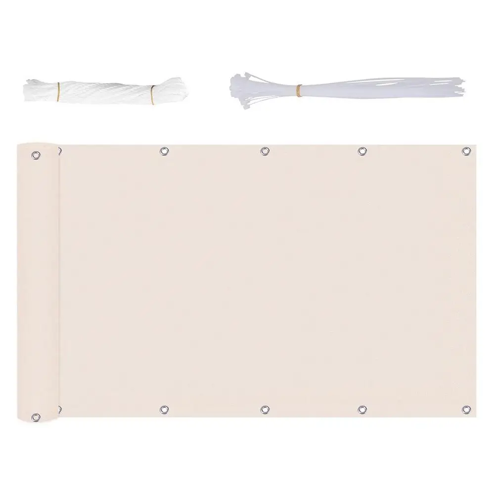 

2.95x19.69ft Balcony Fence Cover Porch Sunscreen And Privacy Outdoor Awning Balcony Garden Fence Cover Roof Fence For Courtya