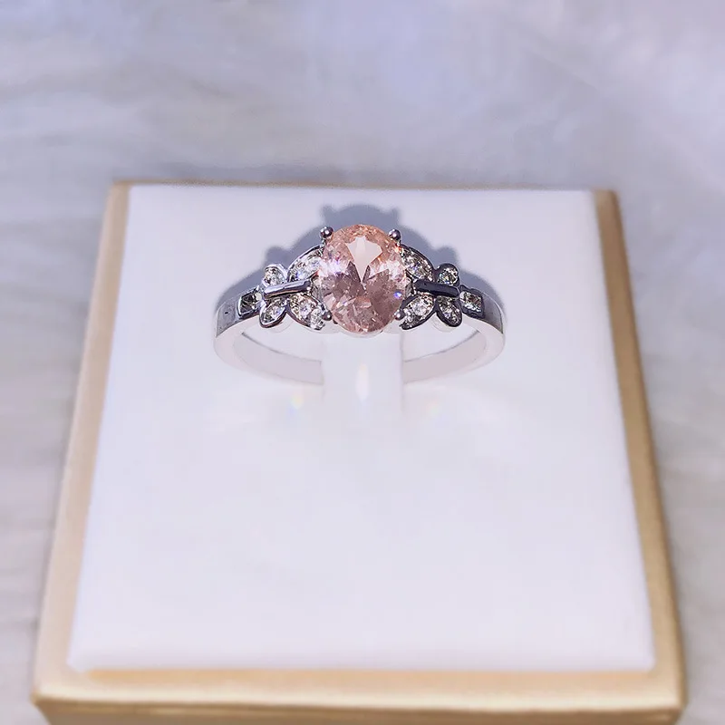 Новое кольцо с инкрустированным бантом в европейском и американском стиле