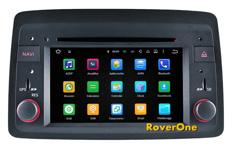 Для Fiat Panda 2004 2012 Android 7 1 Авторадио автомобильный мультимедийный плеер Радио Стерео