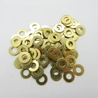 M2 M2.5 M3 M4 M5 M6 M8 M10 M12 M14 M16 Медь шайба латунная плоская шайба GB97 похож на DIN125