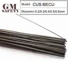 Сварочная проволока GM, материал CUSBECU 0,20,30,40,50,6 мм, медная форма, Лазерный сварочный наполнитель 200 шт.1 трубка GMCUS