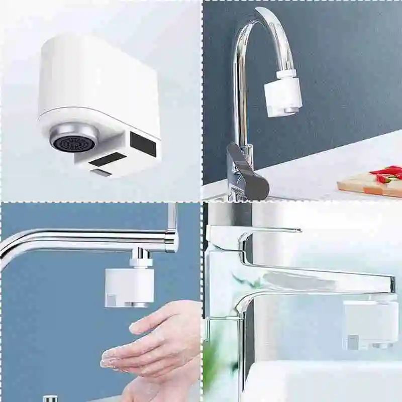 

Automatic Anti-overflow Water-saving Device Intelligent Infrared Induction Kitchen And Bathroom Multifunctional Faucet