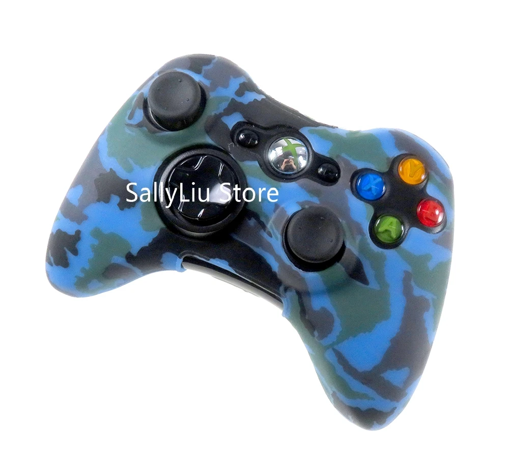 50 шт. силиконовой резины Защитный чехол кожного покрова для XBOX360 проводной и