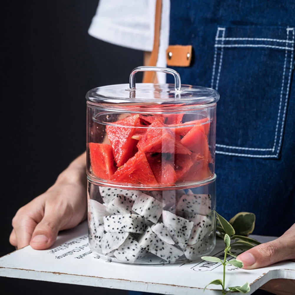 430 мл прозрачная коробка для хранения чаши фруктов сухая Еда салат десерт