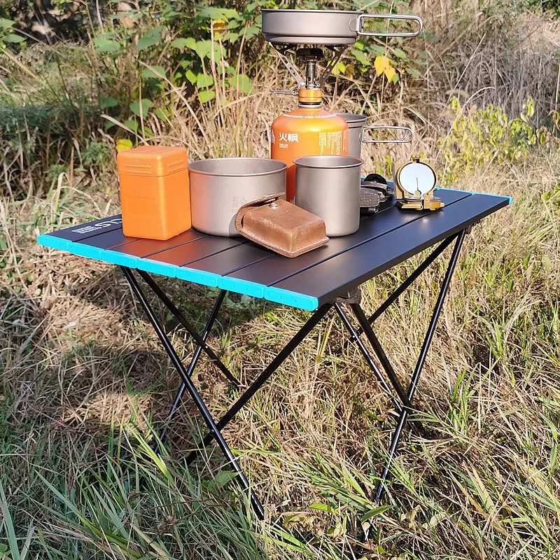 

Сверхлегкий портативный складной стол из алюминиевого сплава 7075, складной стол для кемпинга, для вечеринок, барбекю