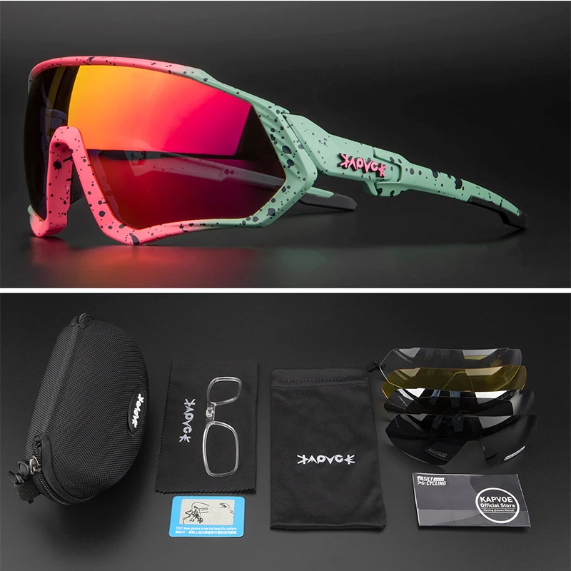 

Riding Cycling Sunglasses Mtb Polarized Sports Cycling Glasses Goggles Bicycle Mountain Bike Glasses Eyewear UV400 Polycarbonate