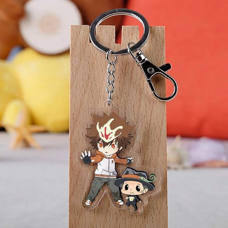Брелок для ключей с аниме Hitman Reborn мультяшная фигурка Tsunayoshi кёя Хибари Hayato