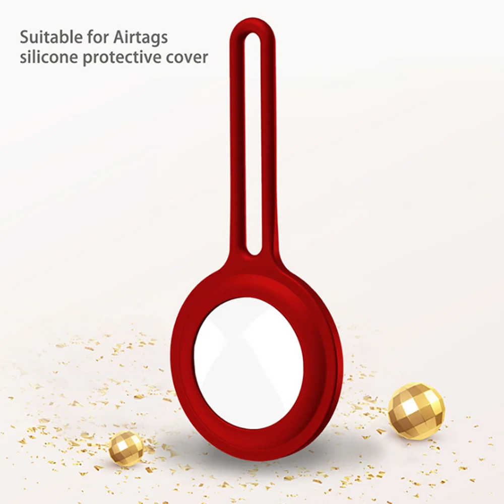 

2021 Hot for Airtags Case Silicone Protector Anti-fall Anti-scratch Accessories Protector Cover Shell for Airtags Locator Cases