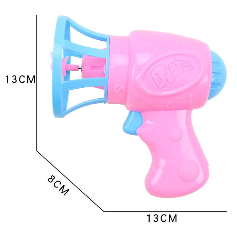 

1PC Fun Bubble Blower Machine Toy Kids Soap Water Bubble Gun Cartoon Water Gun Gift for Kids Children Manual Gun Blower