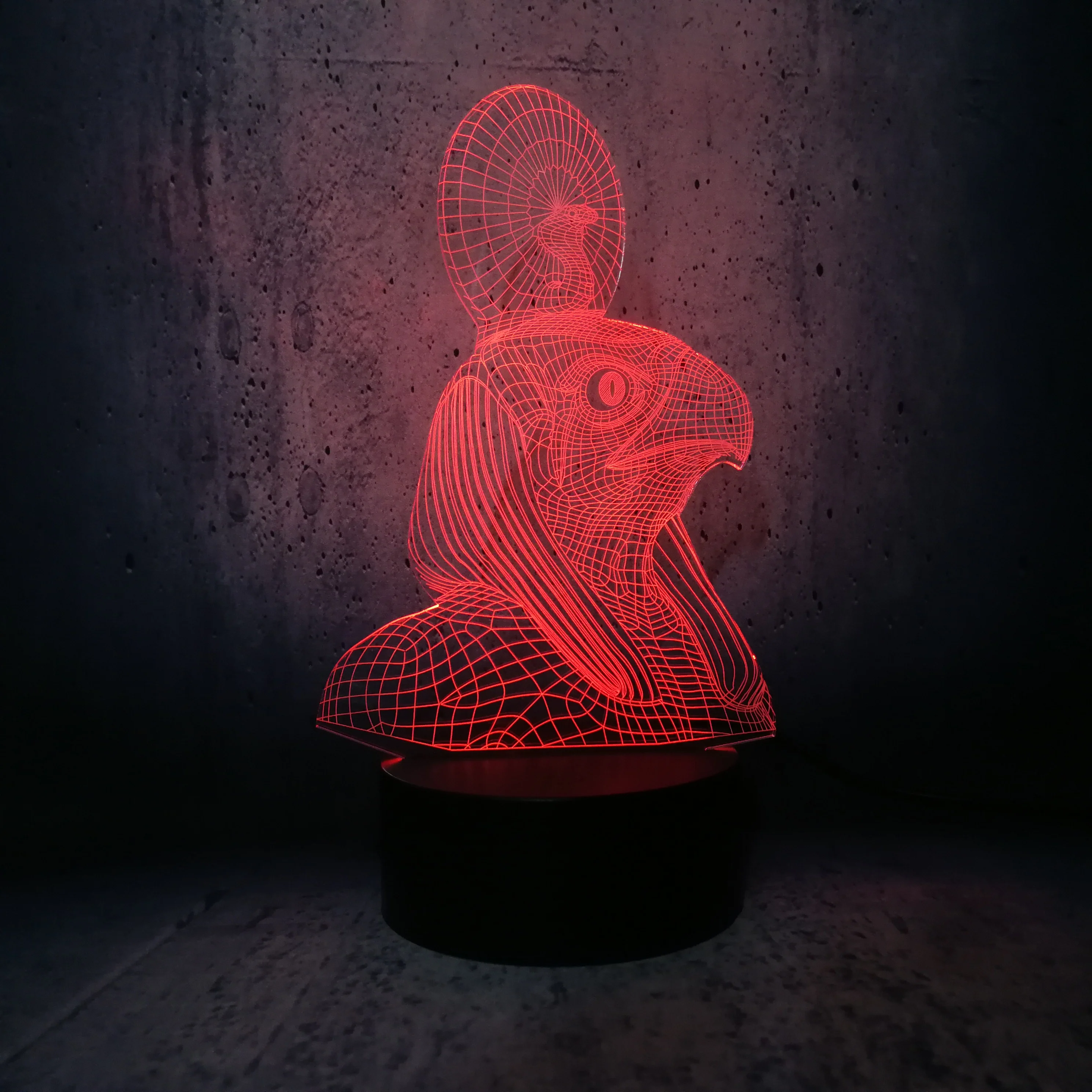 Странное животное Монстр ночной Светильник змея на головой орла с кроличьими