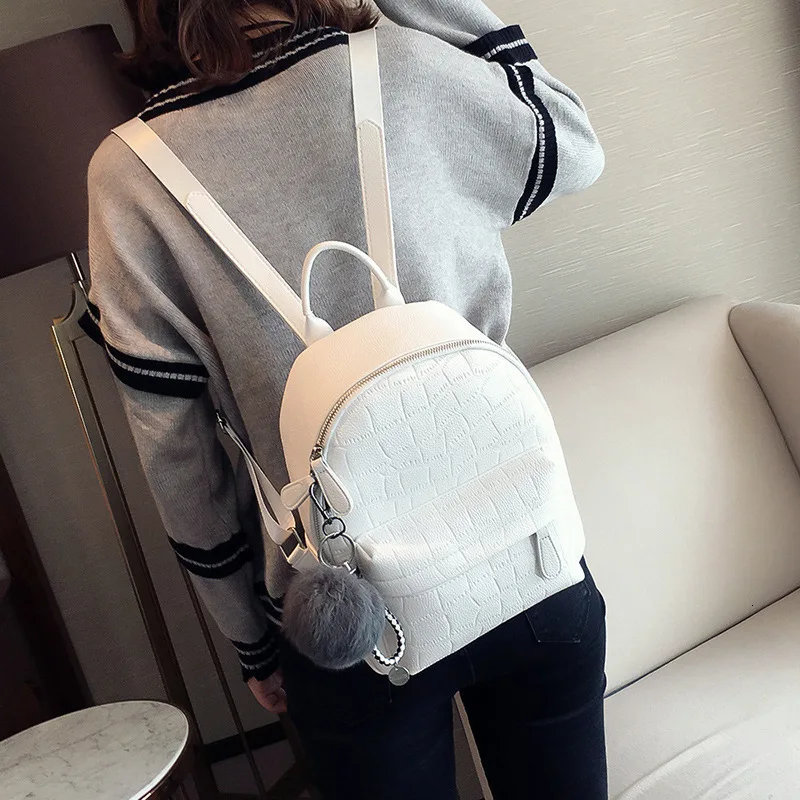 mini backpacks women pu leather cute small backpack female white back pack black backpacks for teen girls fashion bagpack woman free global shipping