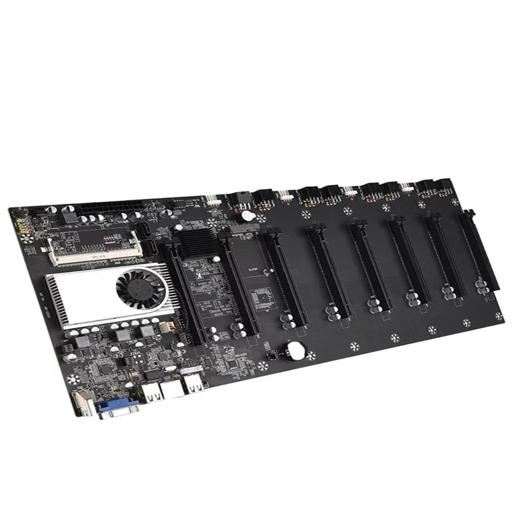 Материнская плата с расширяемым портом 8 * PCIE 16X /4 USB2.0 /DDR3 Sodimm слот/Поддержка