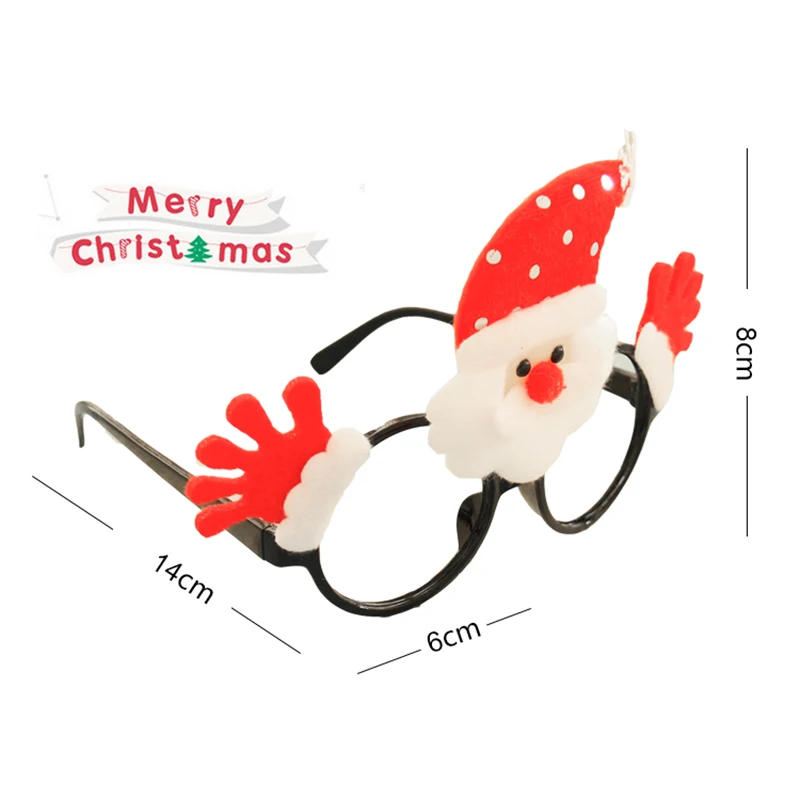 Рождественские украшения креативные рождественские очки рамка DIY Новогодние