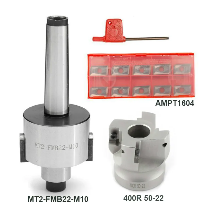 MT2 FMB22 M10 50 мм 400R торцевая фреза Арбор оболочка Концевая 4 флейты конус инструмент