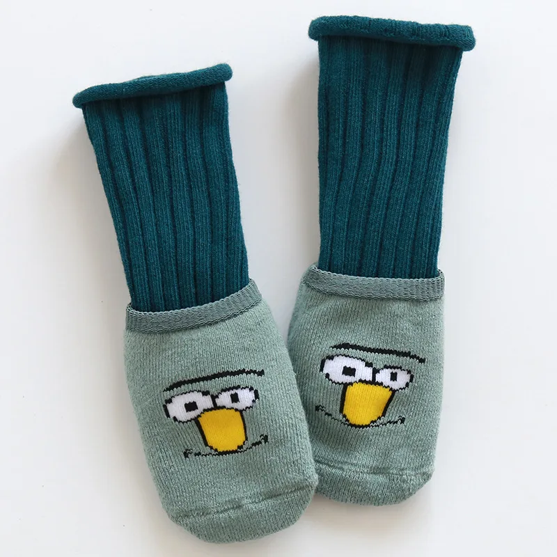 2 Pairs/set Lovely Fox/Rabbit/Deer Kids Baby Socks Knee + Non-slip Floor Girl Boy Toddler Animal Infant Soft Cotton 0-3 Y | Детская